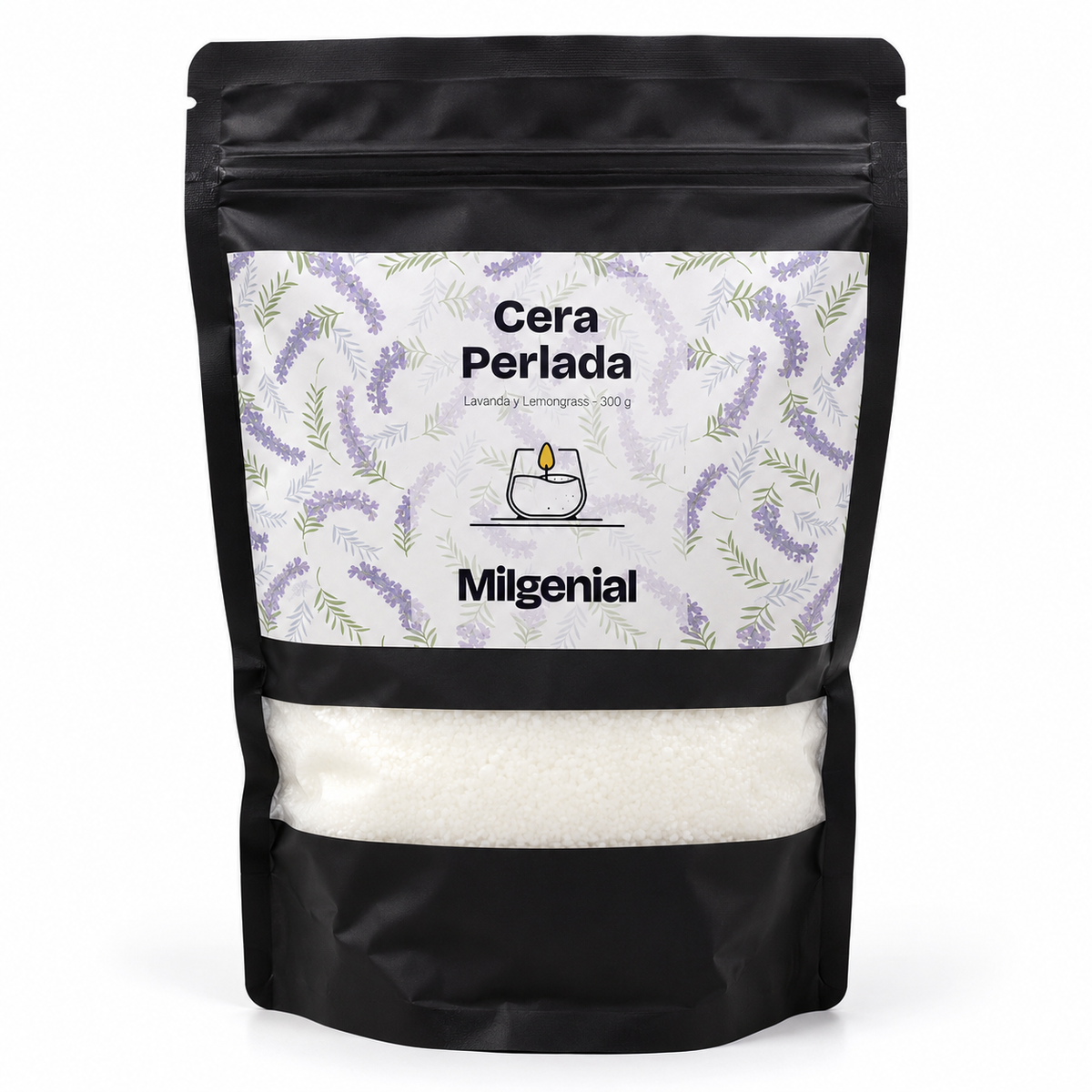 Cera Perlada para Vela Milgenial