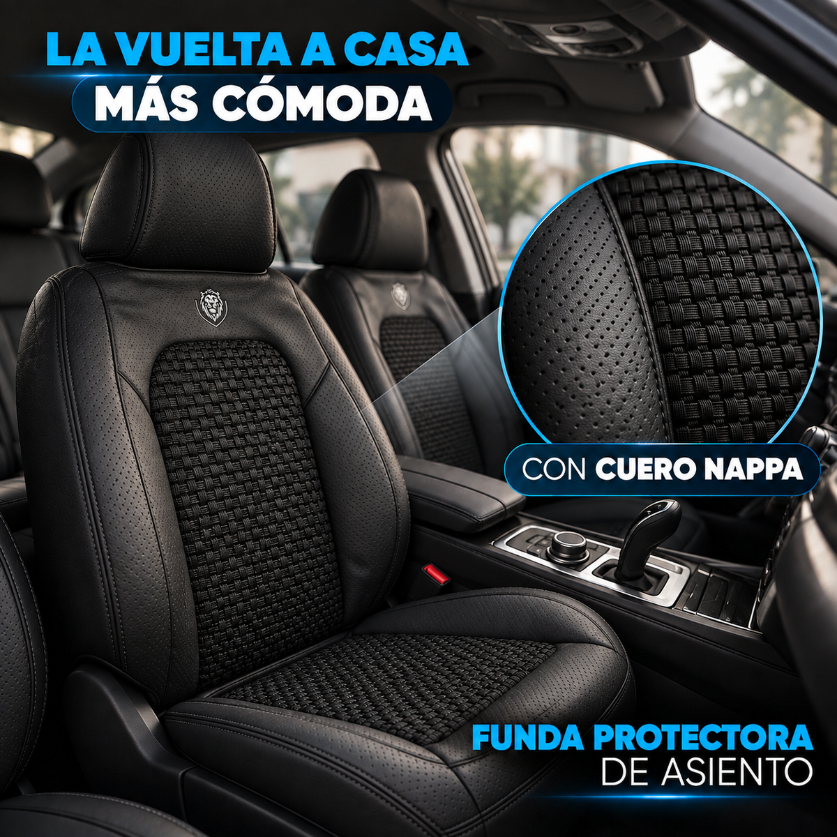 Funda Protectora para Asiento de Auto Calidad Superior