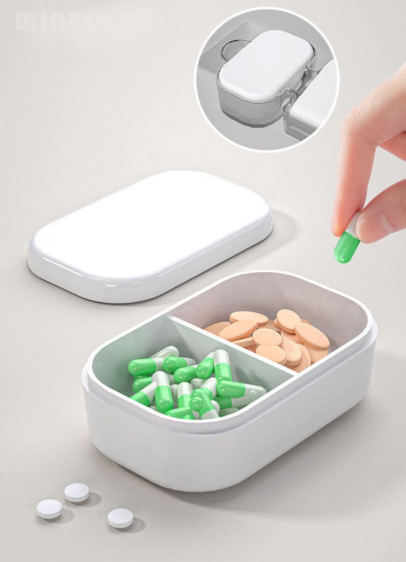 Contenedor Organizador de Medicamentos Blanco