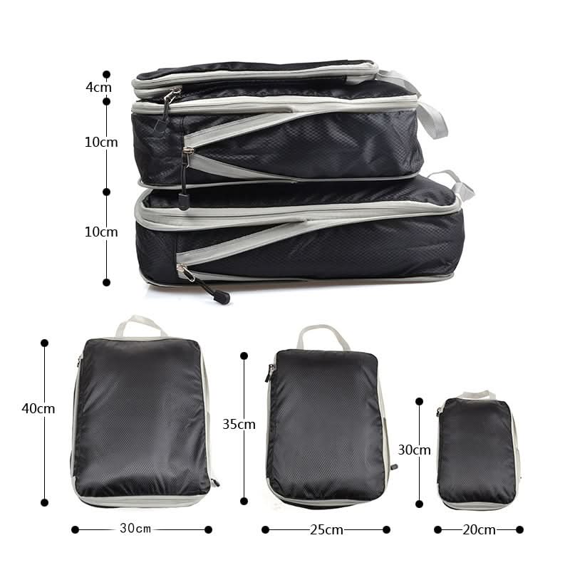 Set de 3 Bolsas Organizadoras Extensibles