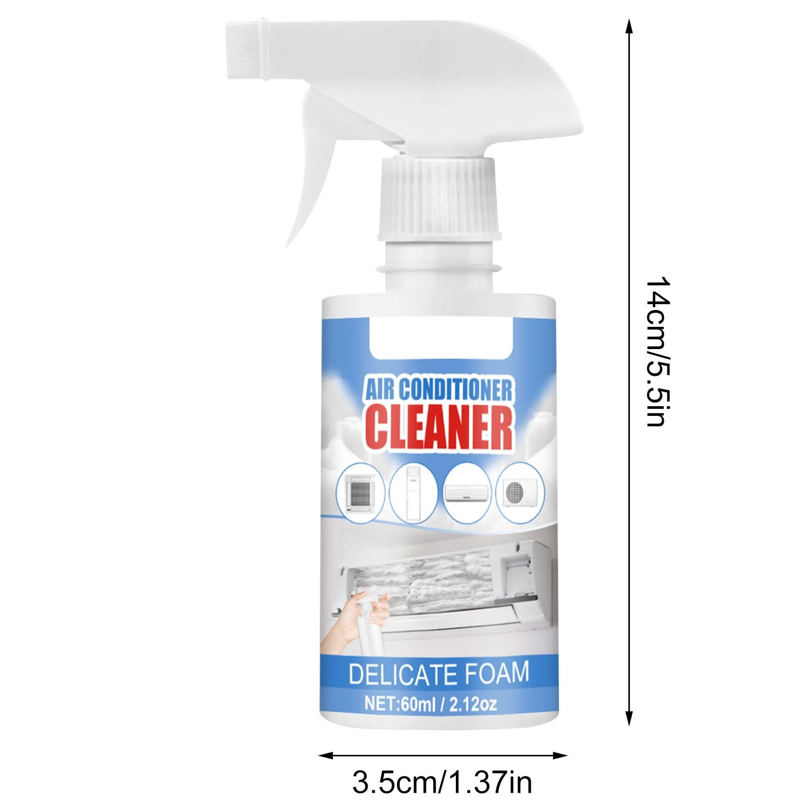 Limpiador Multiuso para Filtro de Aire Acondicionado 60ml