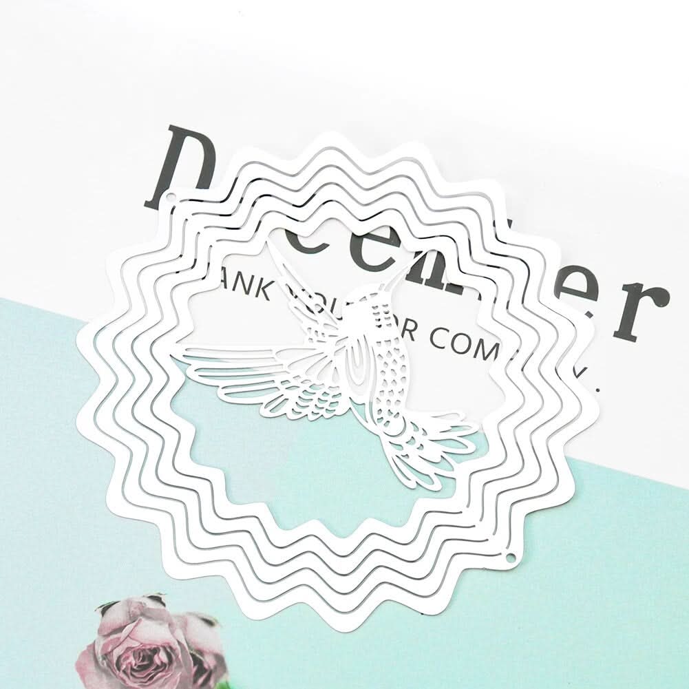 Adorno de Jardín Colibri Efecto 3d