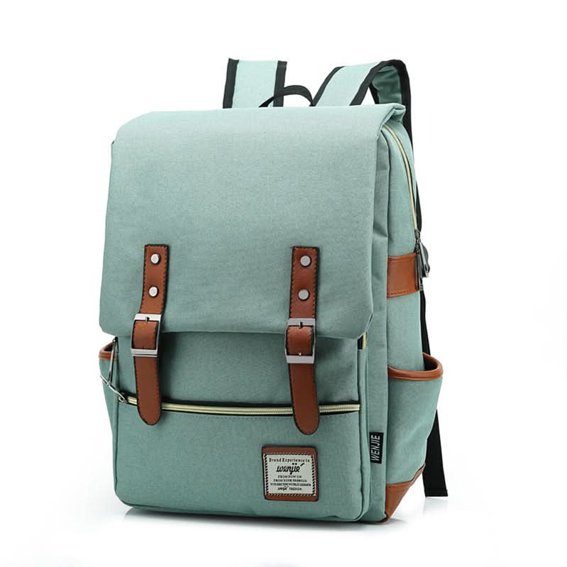 Mochila Canvas 16 Pulgadas con Varios Compartimientos