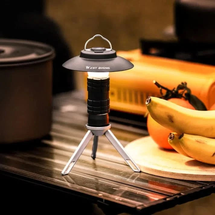 Farol de Camping Recargable 3 Modos con Luz Led y Carga USB