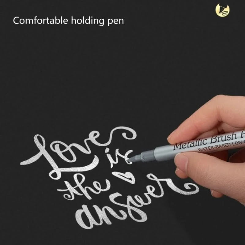 Set de 12 Marcadores de Pintura Metalizada