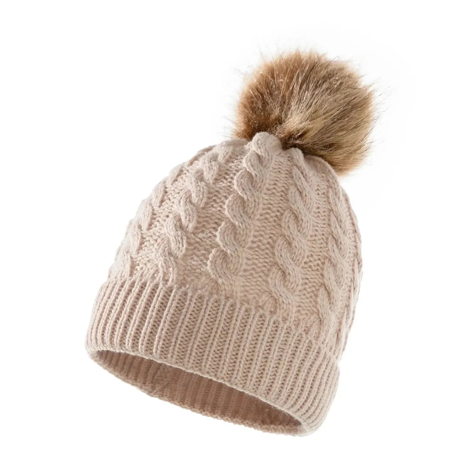 Kit Winter de Gorro con Bufanda y Guantes de Punto