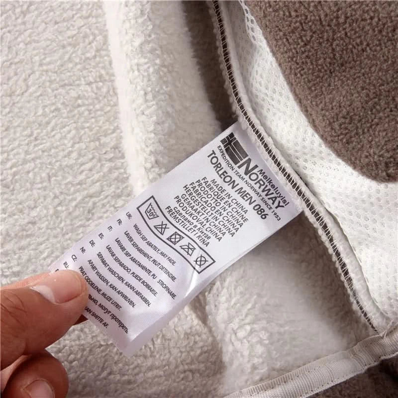 Campera Polar flec de Invierno para Hombre