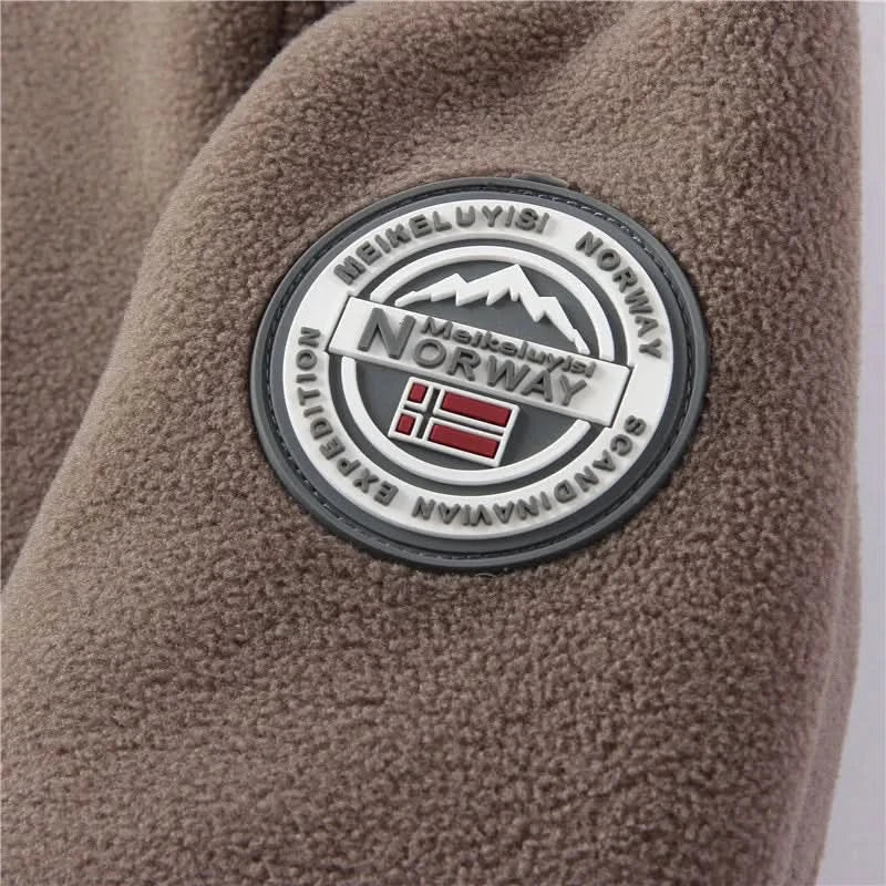 Campera Polar flec de Invierno para Hombre