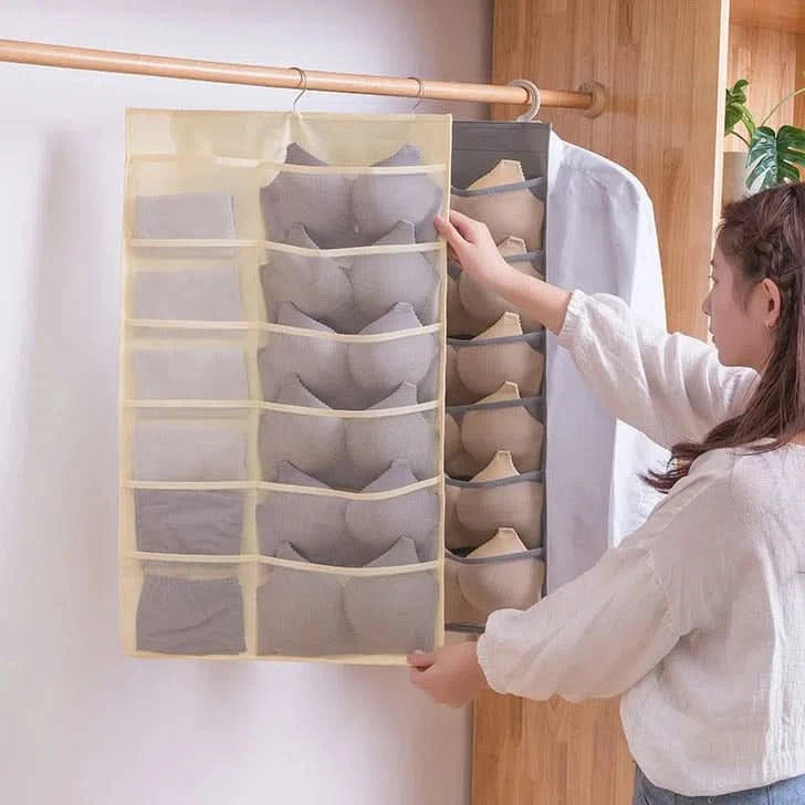 Organizador de Ropa Interior Colgante de Gran Capacidad
