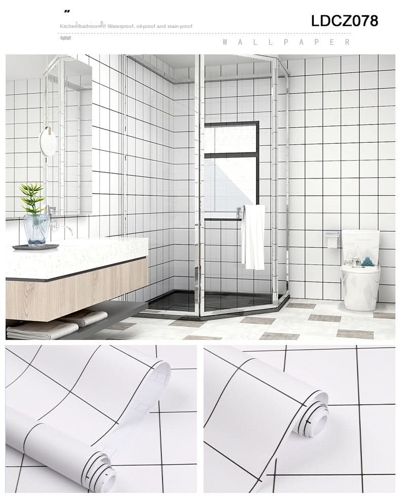 Papel Adhesivo Simil Azulejo Milhome 10 metros (MH031)