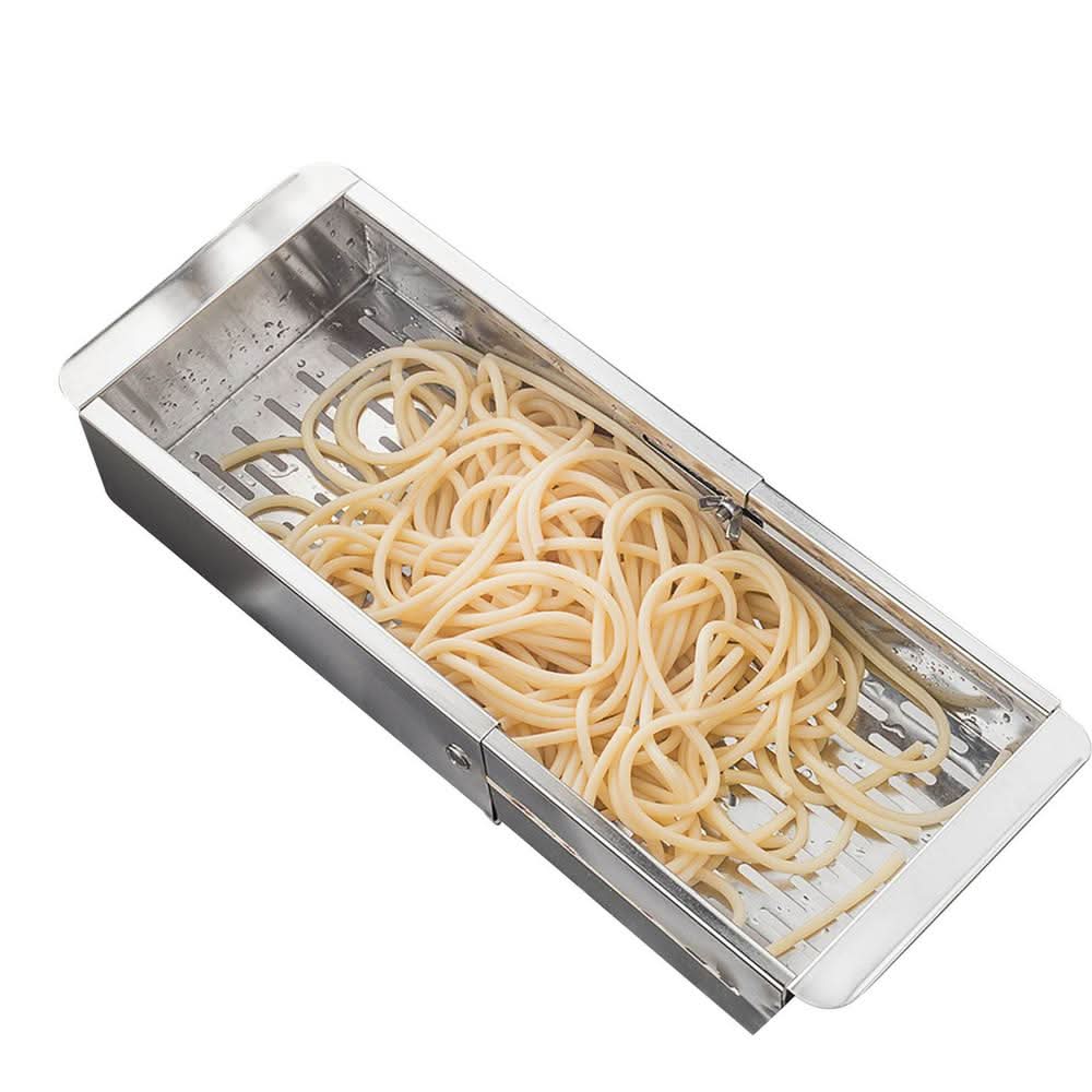 Colador Escurridor Extensible de Acero Inoxidable