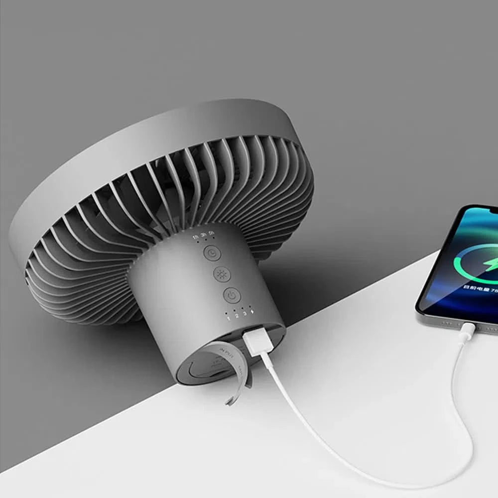 Ventilador con Luz LED Multifuncional