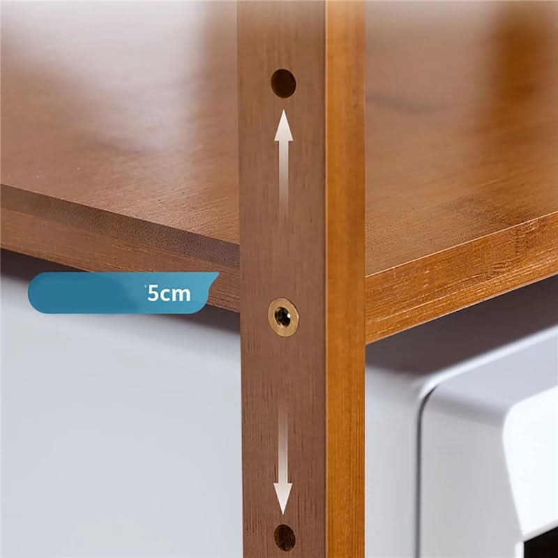 Organizador de Cocina 2 Estante de Bambú Milhome