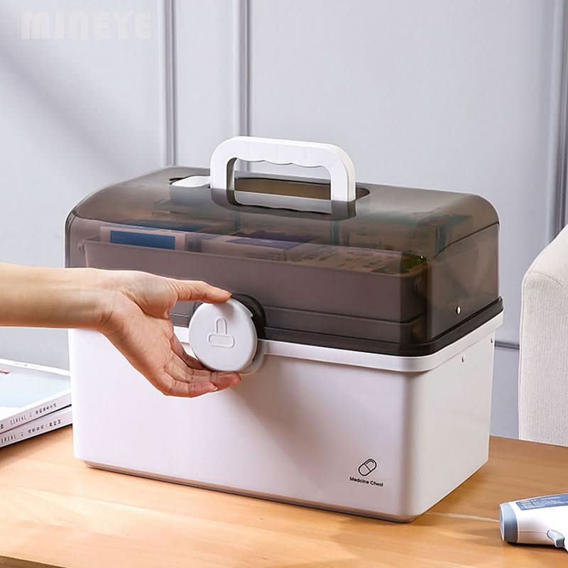 Contenedor Organizador de Medicamentos Blanco