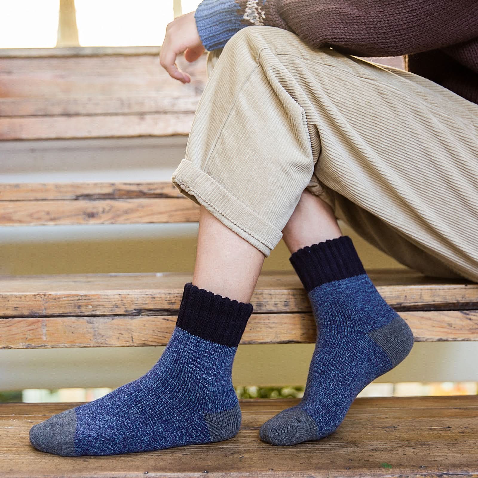 Pack de 5 Pares de Medias Térmicas Calentitas Merina