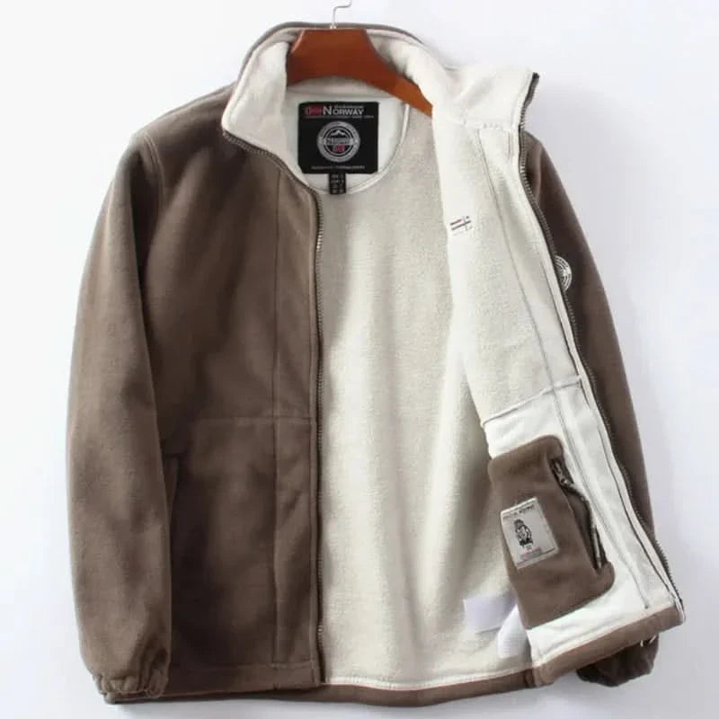 Campera Polar flec de Invierno para Hombre