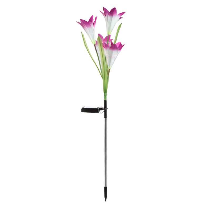 Luces Decorativas Tulipan para Jardin con Panel Solar