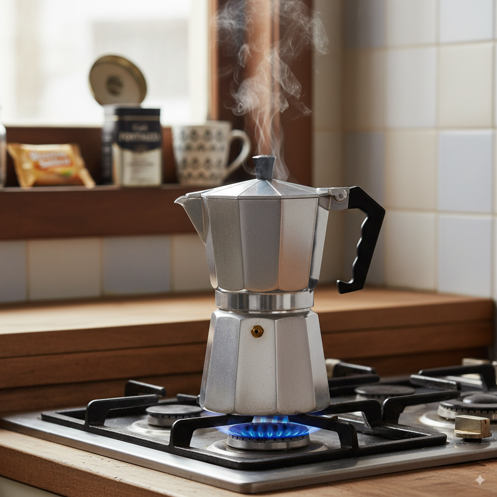 Cafetera Italiana Aluminio 600ml 12t Plata Varenna