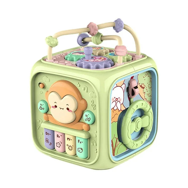 Cubo Interactivo de Actividades 7 en 1 para Niños