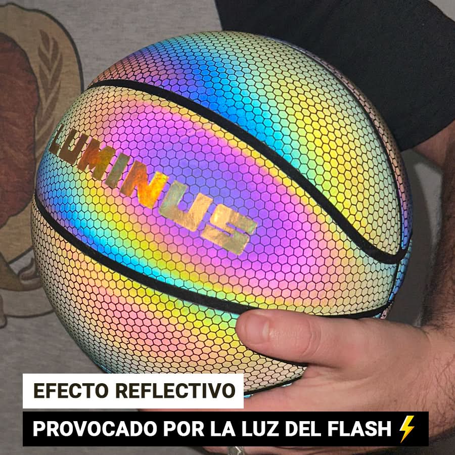 Pelota de Basketball Reflectiva Luminus