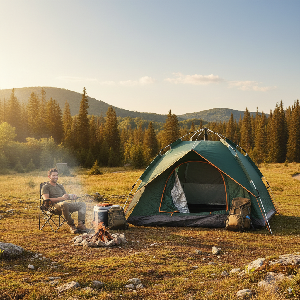 Carpa Camping 2 Personas Armado Automatico + Bolso