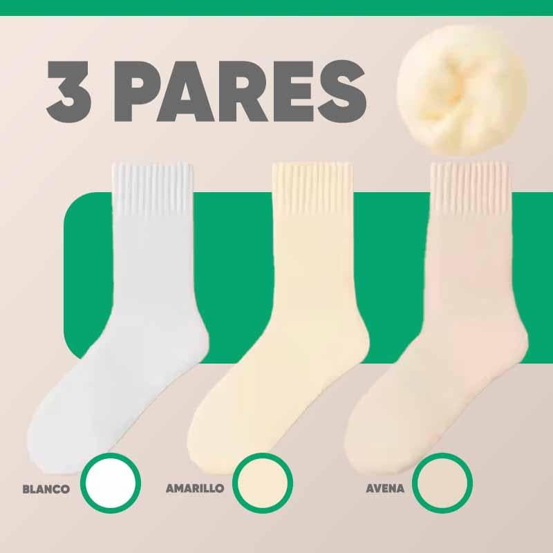 Pack de 3 Pares de Calcetines Termicos de Felpa Super Suaves