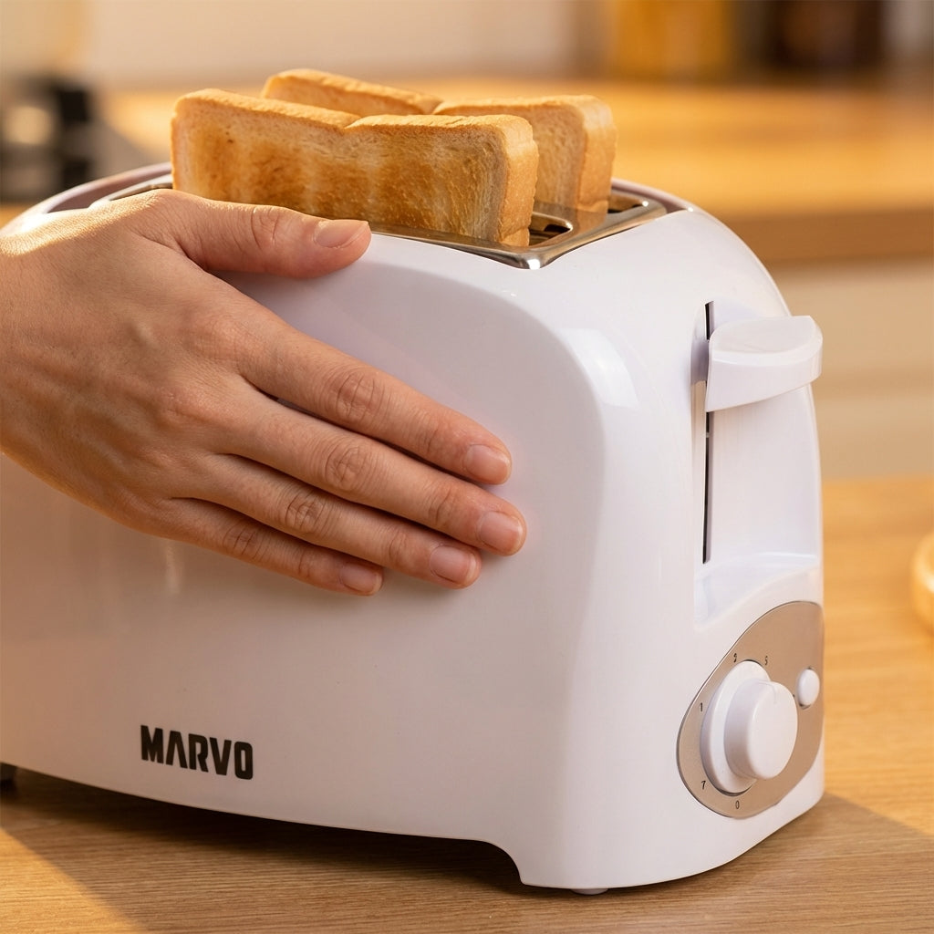 Tostadora Marvo HST-006 2 Panes Blanco