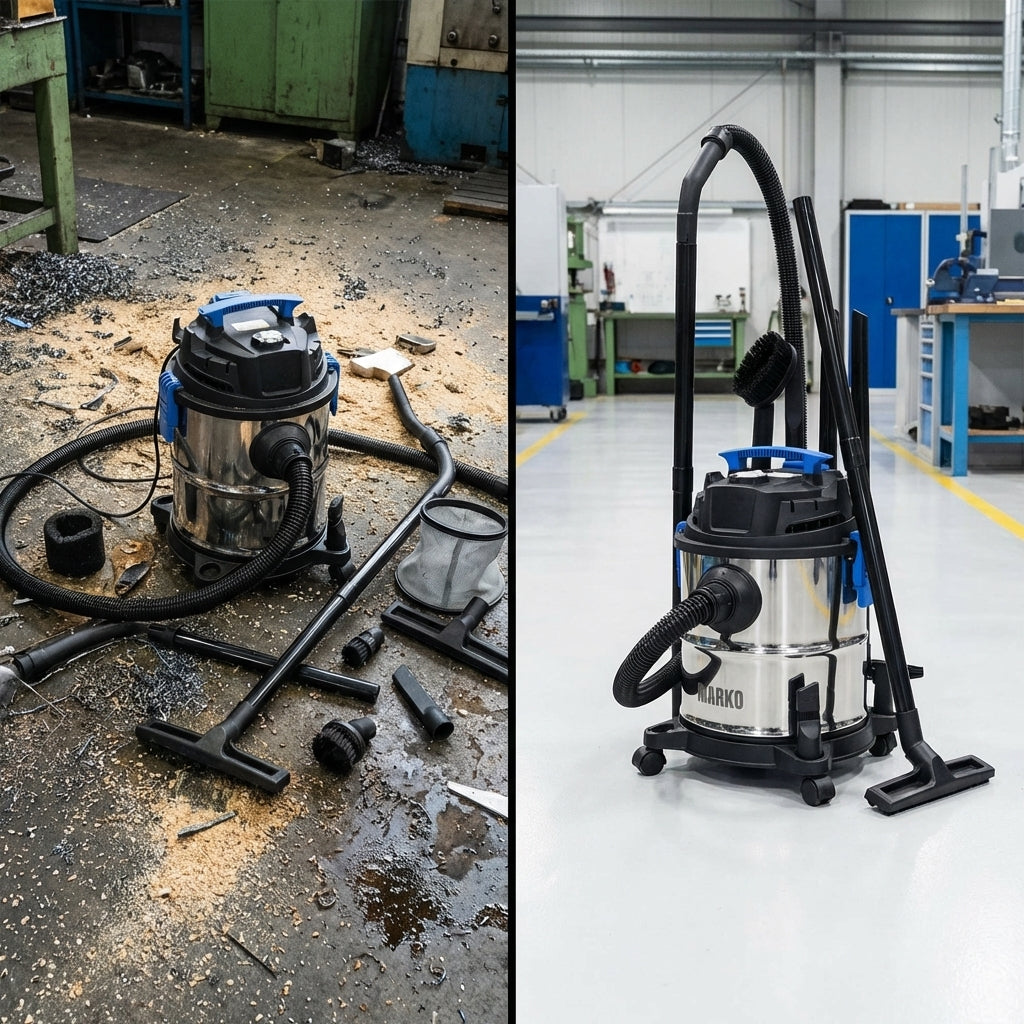 Aspiradora Marvo HVC-007 Profesional 20L