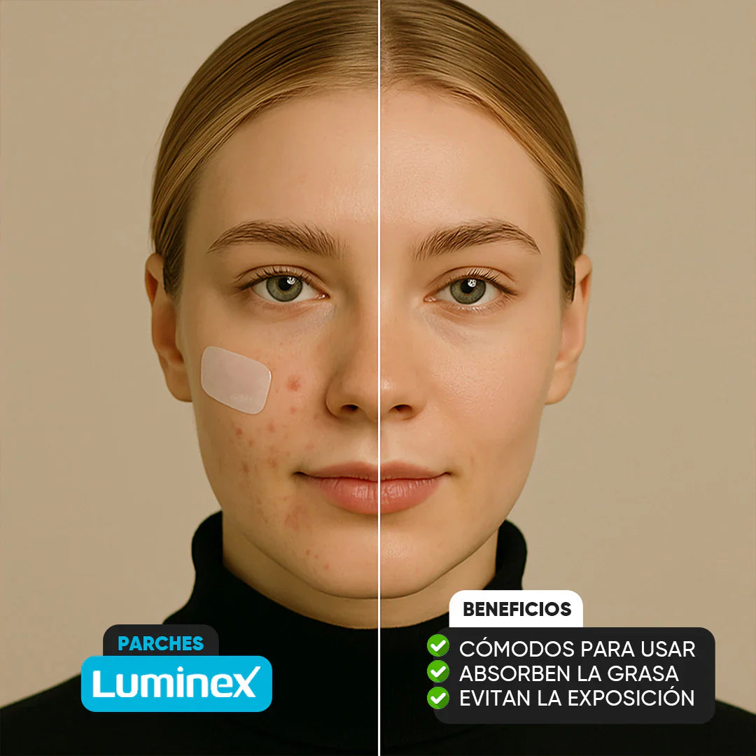 Pack de 10 Parches Anti-Acne Rectangulares Luminex