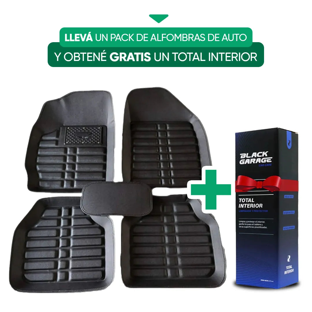 Alfombras de auto + Total Interior GRATIS