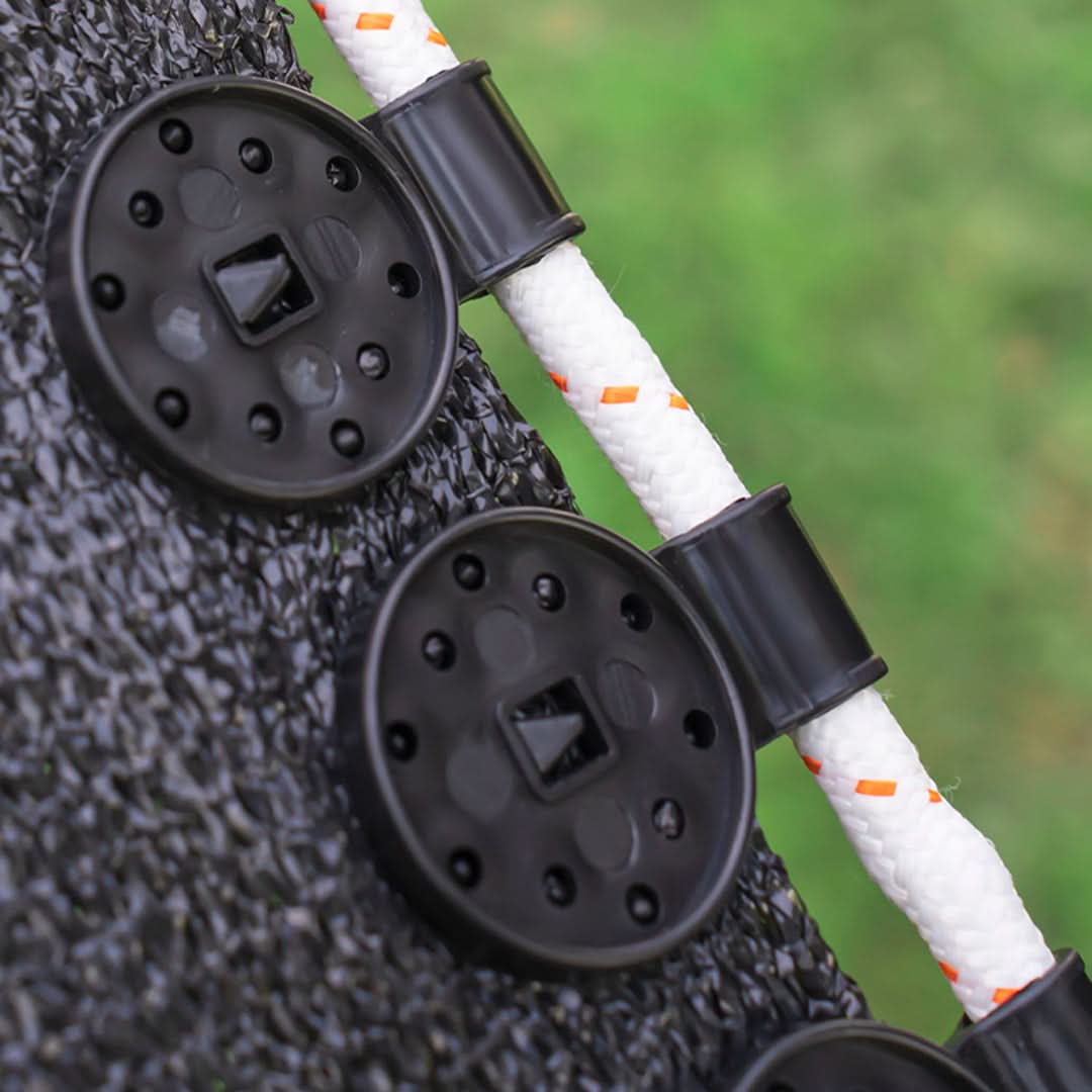 Broche Redondo Plástico Para Malla Sombra pack de 100