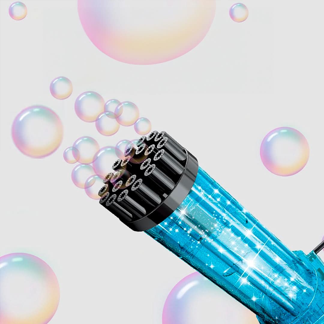 Pistola Burbujero con 21 Disparadores y Luces