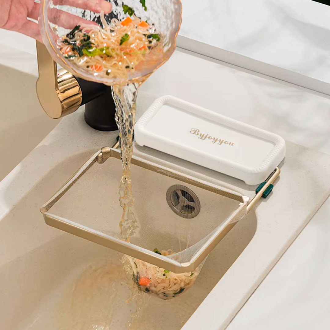 Colador de Residuos para Fregadero con 50 Filtro Desechables