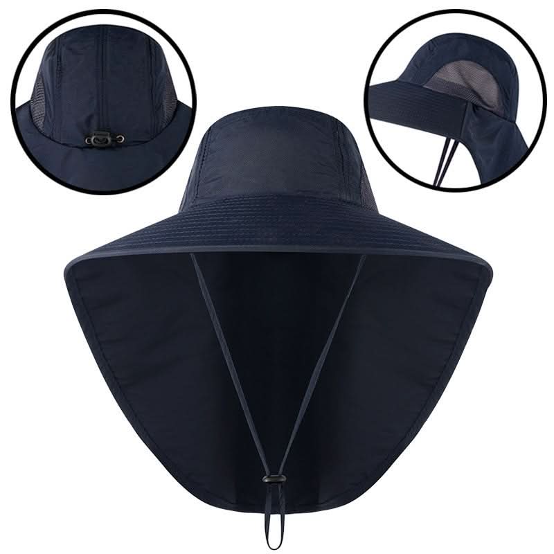 Sombrero con Solapa con Protección para el Cuello