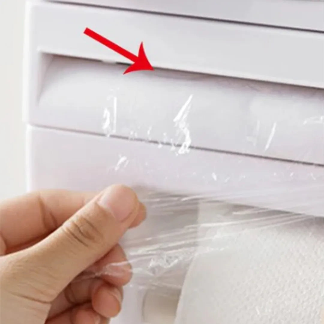 Soporte Dispensador y Cortador de Rollos 3 en 1 Premium