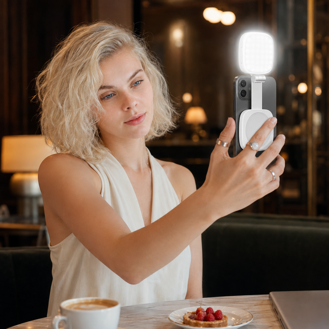 Luz Magnética LED Portátil para Selfie