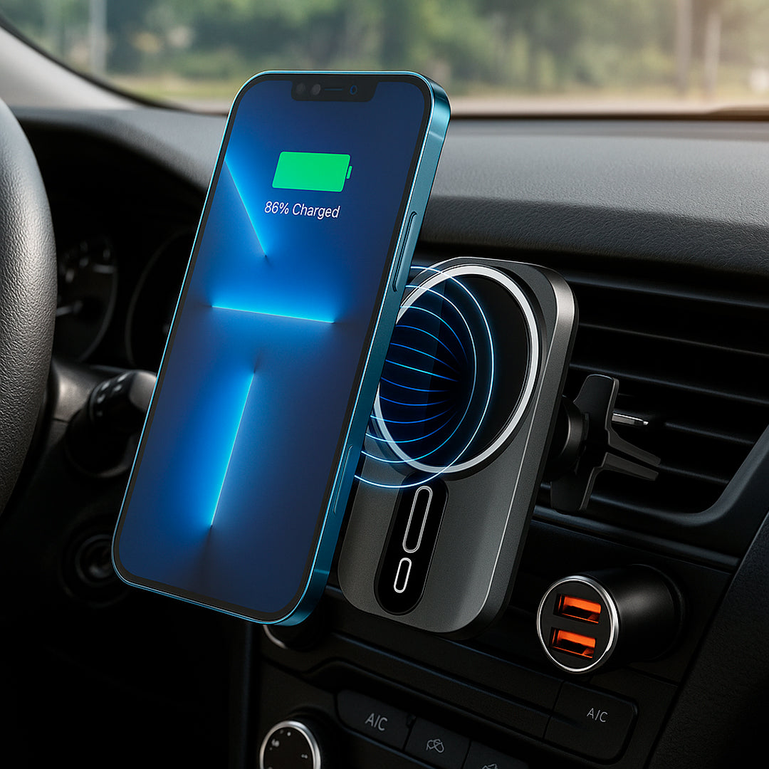 Cargador Magnético Inalámbrico QC3.0 360°