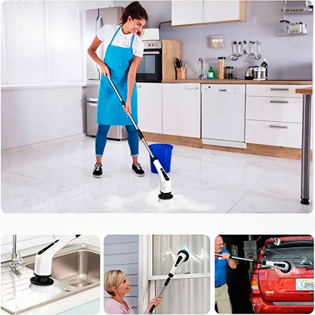 Cepillo de Limpieza Turbo con 7 Cabezales