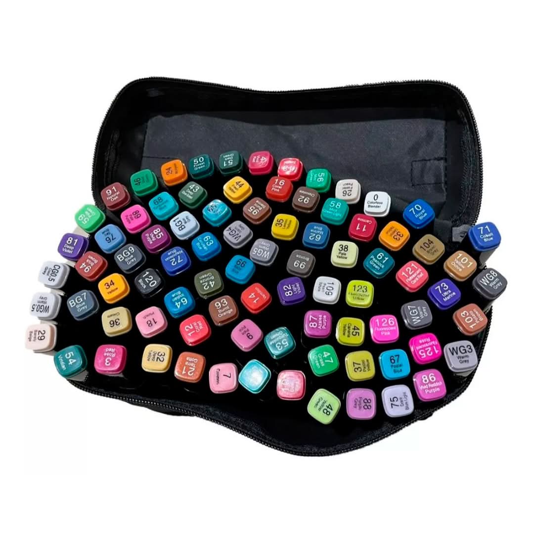 Juego de Marcadores MilGenial 80 Colores en Valija