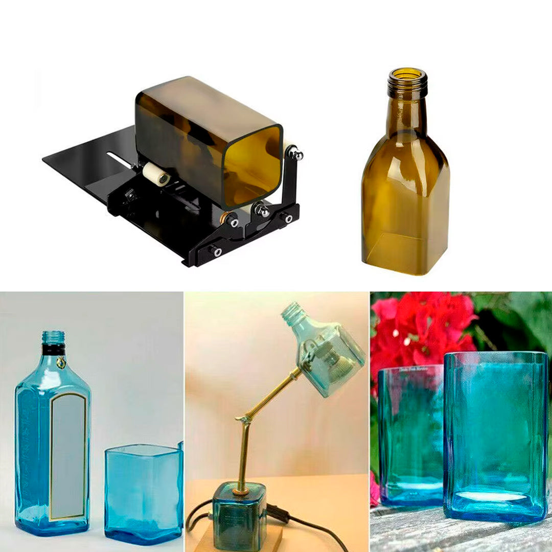 Herramientas Soporte Cortador de Botella de Vidrio 19 Piezas