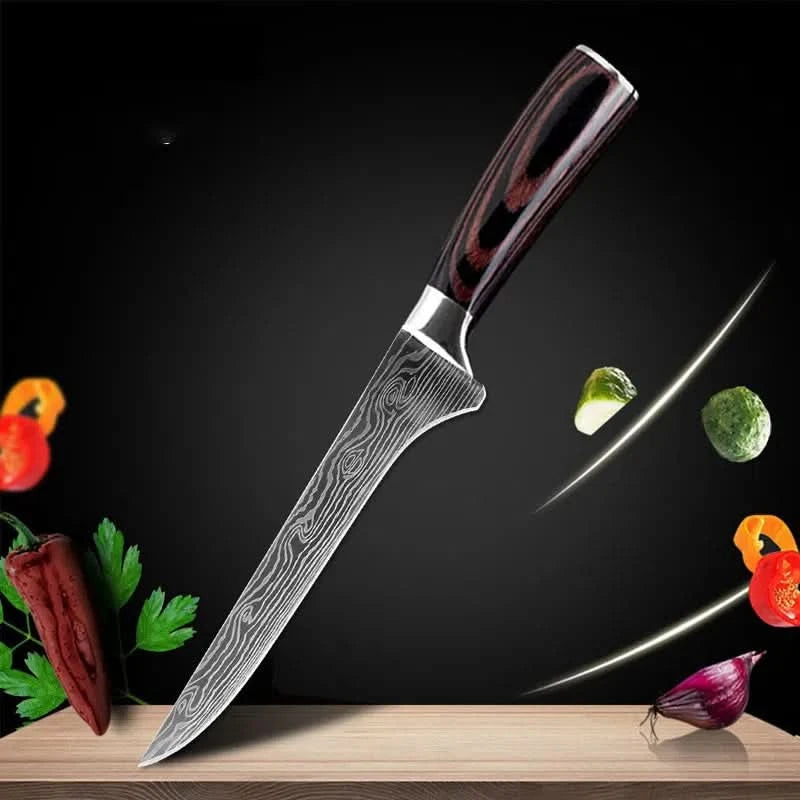 Set de 9 Cuchillos Omura para Cocina Modelo Omine