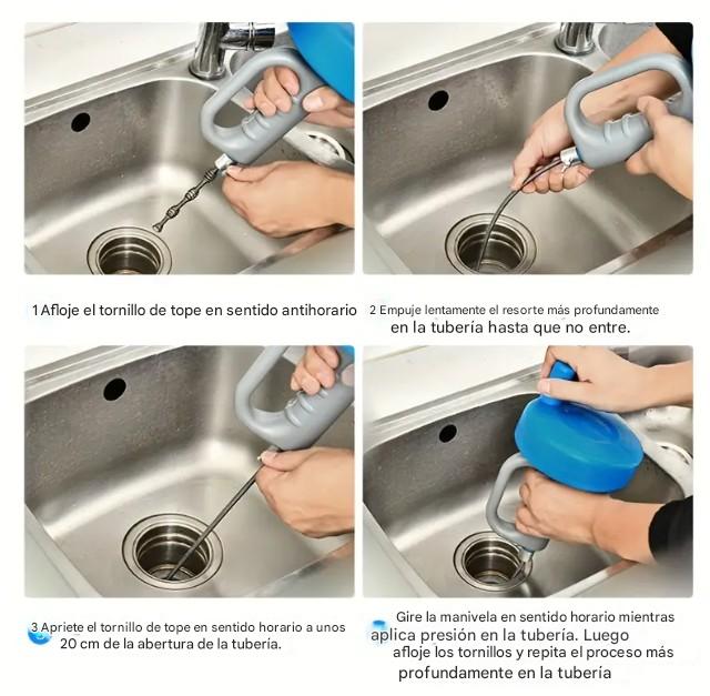 Cinta para Destapar Drenajes y Cañerias 5mts