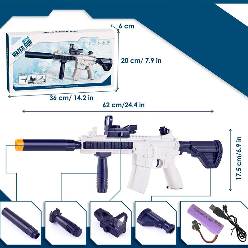 Pistola de Agua M416 a Bateria Recargable