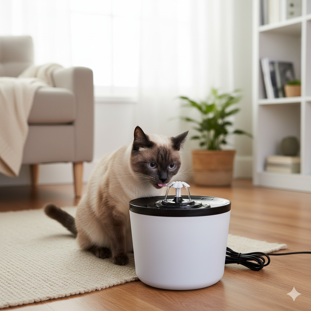 Fuente Bebedero para Mascotas Grande