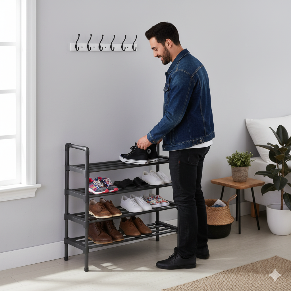 Zapatera Organizador 4 Niveles de Facil Armado