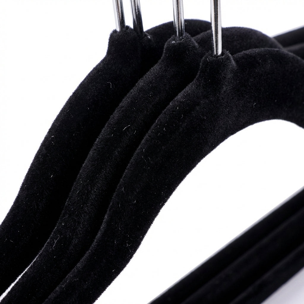 Perchas Velvet de Terciopelo Antideslizantes Pack x10