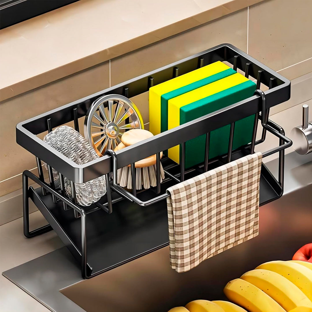 Escurridor para Fregadero de Acero Inoxidable con Desague