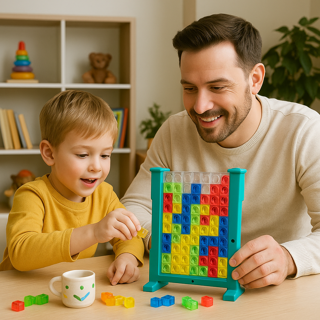Juego de Mesa Tetris 3d 30 Piezas