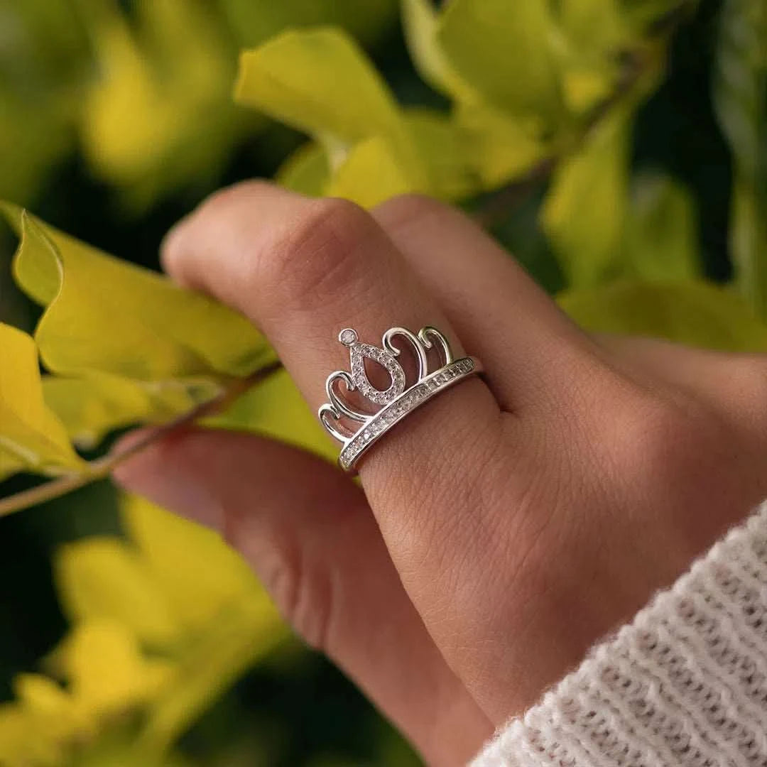 Anillo Crown Queen Plata 925 - ri18041