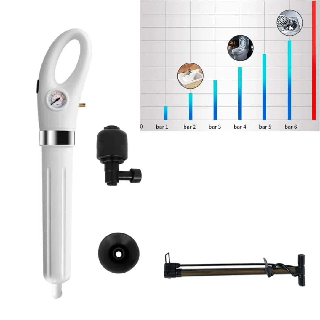 Destapador de Desagüe Destapamax con Aire Comprimido MILHOME